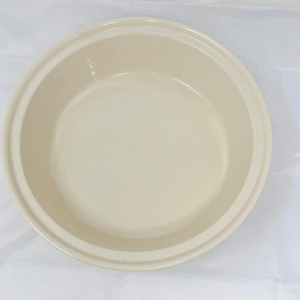 Longaberger Pottery Woven Traditions Heritage 2 Qt. Round Covered Casserole blue